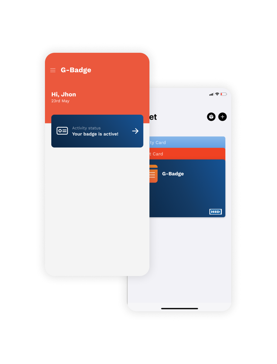 Virtual badge app G-Badge