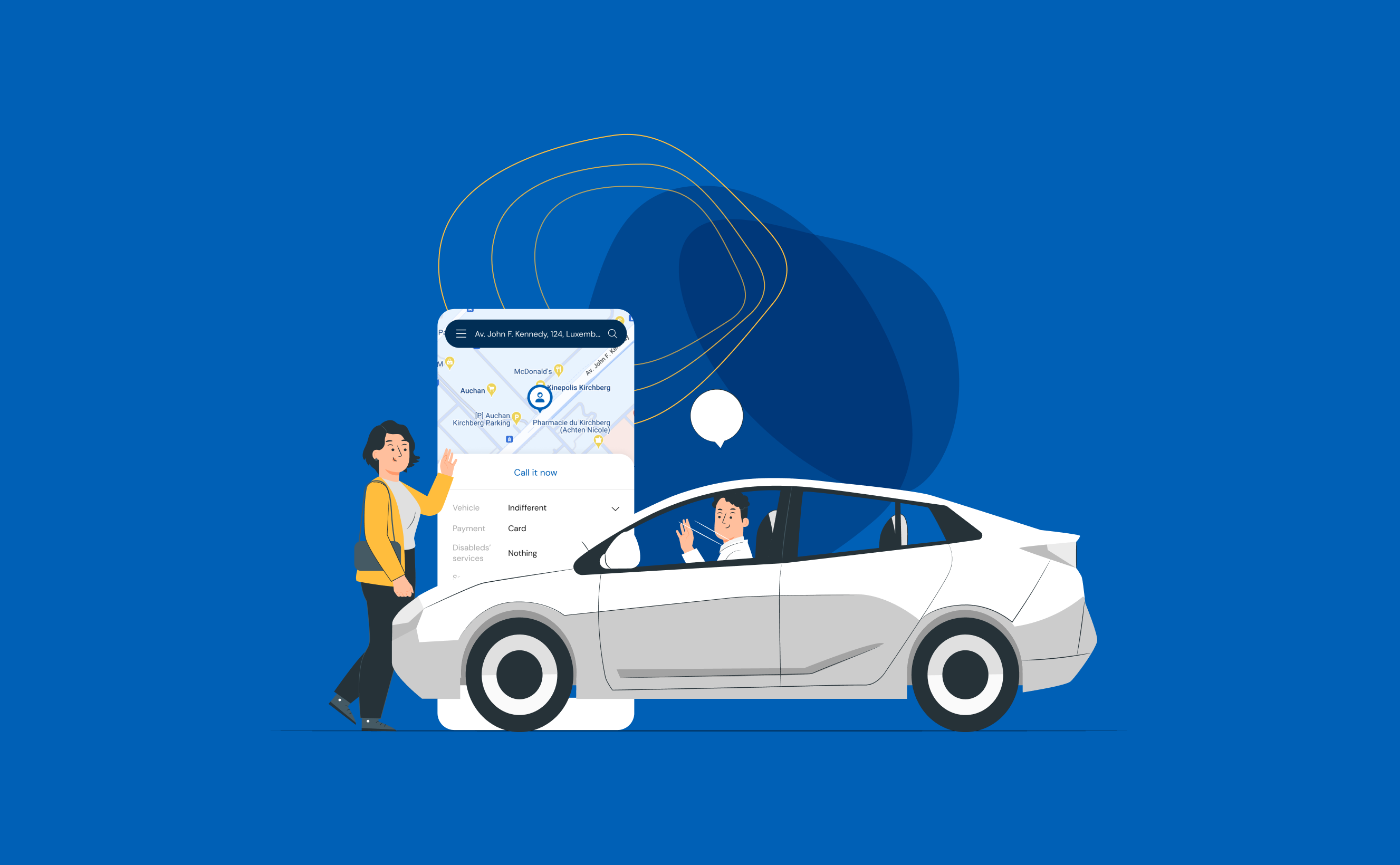 Prenotare Taxi con Taxiblu